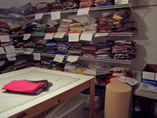 "Stash" fabric . . .