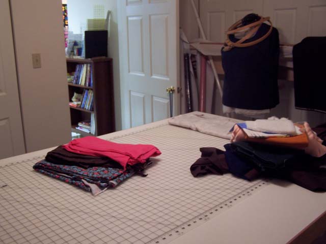 Opposite corners . . .